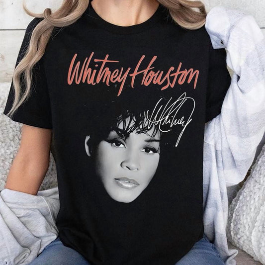 Whitney Houston Shirt , Whitney Vintage Tshirt , Retro 90s Whitney, Men's And Women's Graphic Tee