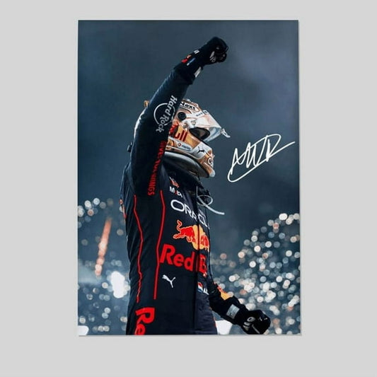 F1 Poster- Max Verstappen Win Poster, One Sheet Wall,Fan Gifts