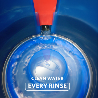 O-Cedar RinseClean Spin Mop and Bucket System 2 Tank Microfiber Mop Hands Free Floor Cleaning System