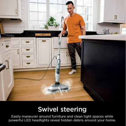 Shark Steam & Scrub Steam Mop S8200 Steam Blaster Scrubbing Sanitizing Mop for Sealed Hard Floors