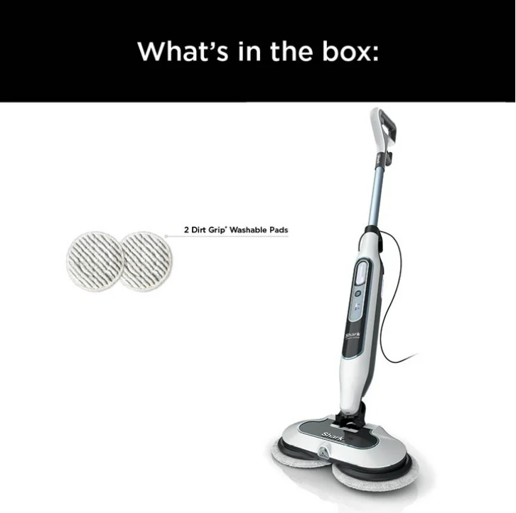 Shark Steam & Scrub Steam Mop S8200 Steam Blaster Scrubbing Sanitizing Mop for Sealed Hard Floors