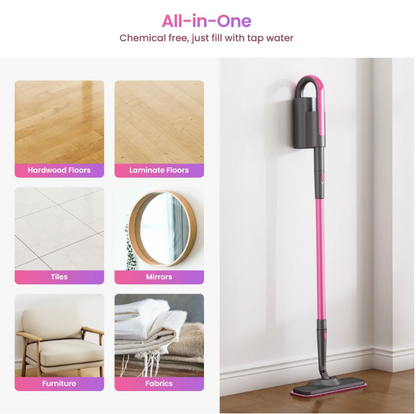 Schenley 18-in-1 Steam Mop with Detachable Handheld Steamer & Washable Pads