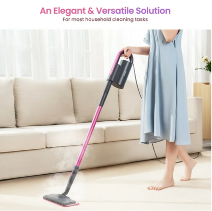 Schenley 18-in-1 Steam Mop with Detachable Handheld Steamer & Washable Pads