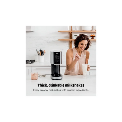 Ninja CREAMi Ice Cream Maker NC301 Ice Cream Gelato Milkshake Sorbet Maker with 2 Pint Containers Cloud Silver