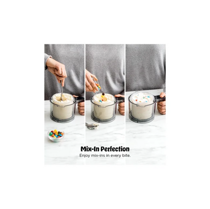 Ninja CREAMi Ice Cream Maker NC301 Ice Cream Gelato Milkshake Sorbet Maker with 2 Pint Containers Cloud Silver
