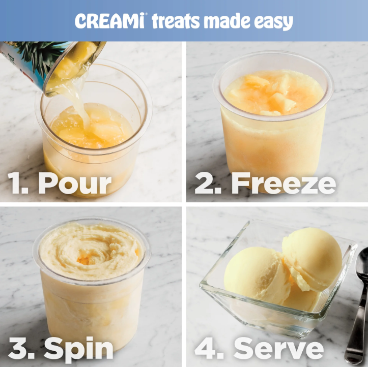 Ninja CREAMi Ice Cream Maker NC301 Ice Cream Gelato Milkshake Sorbet Maker with 2 Pint Containers Cloud Silver