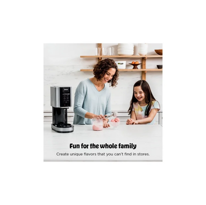 Ninja CREAMi Ice Cream Maker NC301 Ice Cream Gelato Milkshake Sorbet Maker with 2 Pint Containers Cloud Silver