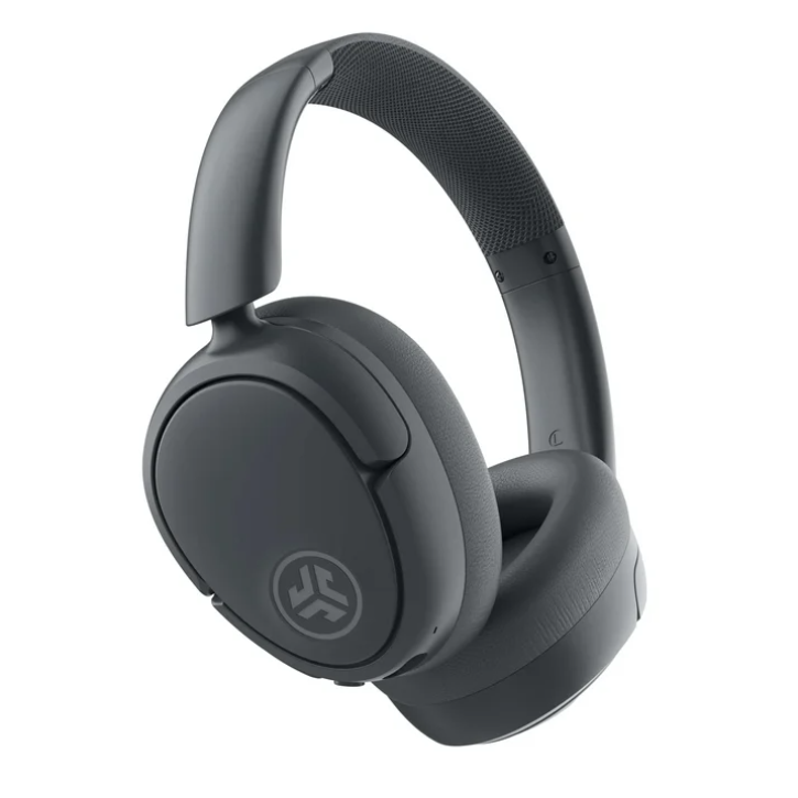 JLab JBuds Lux ANC Over Ear Wireless Headphones 70 Hour Battery Active Noise Cancelling Graphite