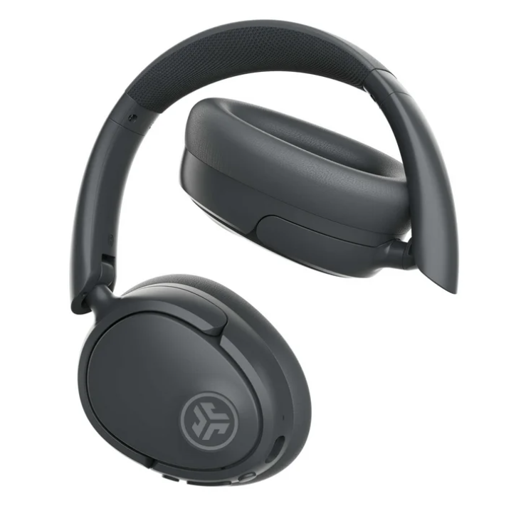 JLab JBuds Lux ANC Over Ear Wireless Headphones 70 Hour Battery Active Noise Cancelling Graphite