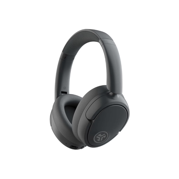JLab JBuds Lux ANC Over Ear Wireless Headphones 70 Hour Battery Active Noise Cancelling Graphite