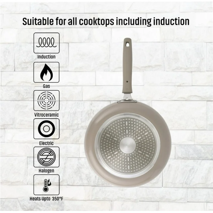 Mainstays 10 Piece Heavy Gauge Ceramic Cookware Set Nonstick Pots and Pans Kitchen Cookware Set