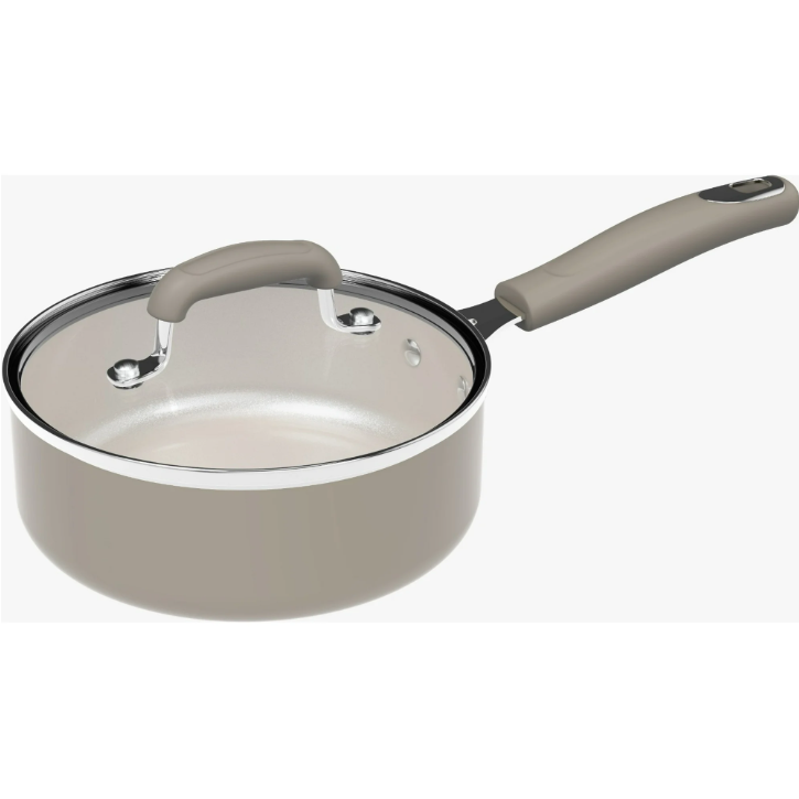 Mainstays 10 Piece Heavy Gauge Ceramic Cookware Set Nonstick Pots and Pans Kitchen Cookware Set