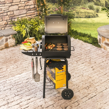 Char-Broil American Gourmet 18" Charcoal Barrel Grill Outdoor BBQ Smoker Patio Backyard