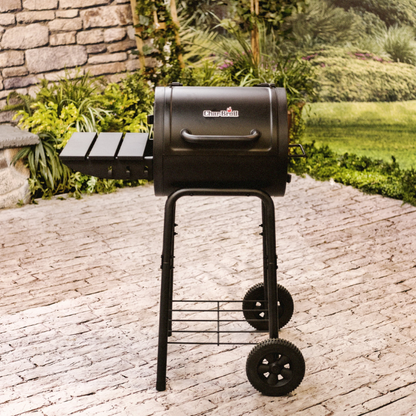 Char-Broil American Gourmet 18" Charcoal Barrel Grill Outdoor BBQ Smoker Patio Backyard