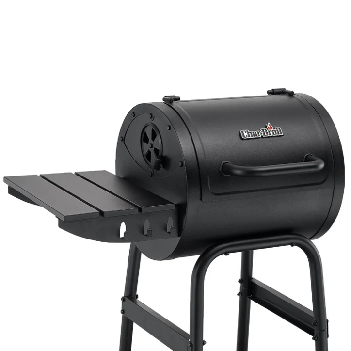 Char-Broil American Gourmet 18" Charcoal Barrel Grill Outdoor BBQ Smoker Patio Backyard