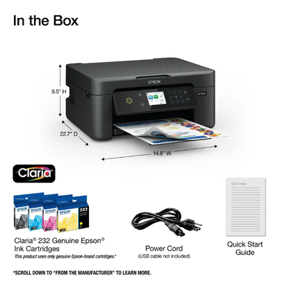 Epson Expression Home XP-4205 Wireless All-in-One Color Printer Scanner Copier Auto Duplex