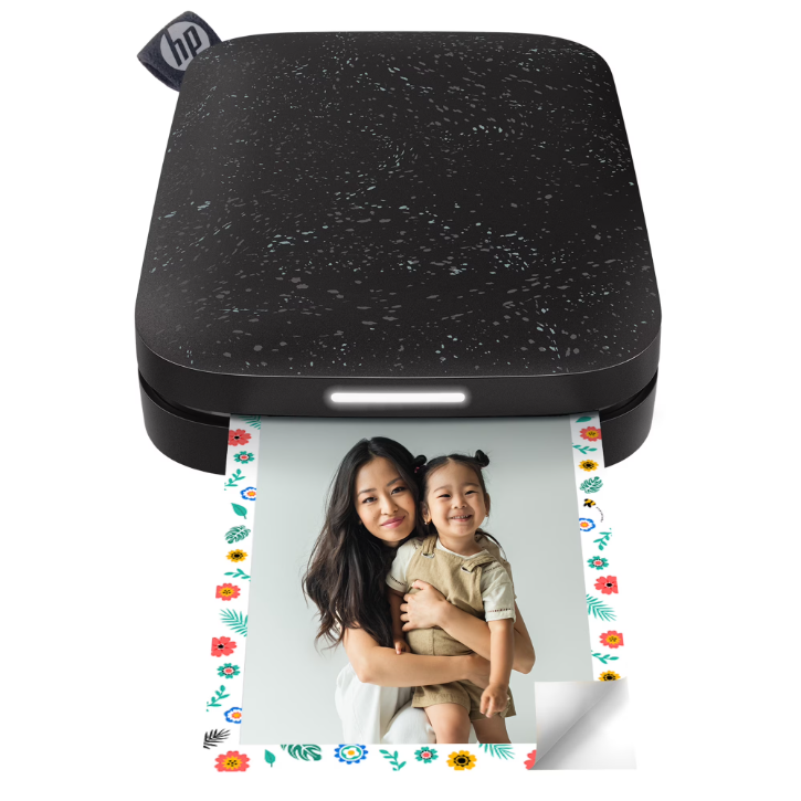HP Sprocket Compact Portable Photo Printer with Accessories Included, Purple, 1 Count, 1 Pack