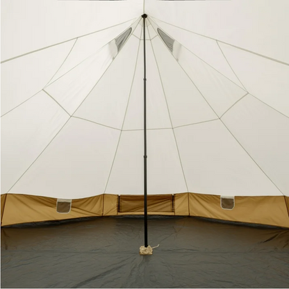 Ozark Trail 15x15 Bell Tent 8 Person Camping Tent with String Lights Large Outdoor Tent