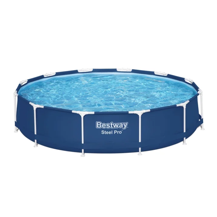 Bestway Steel Pro 12' x 30" Round Above Ground Pool Set w/DuraPlus Liner