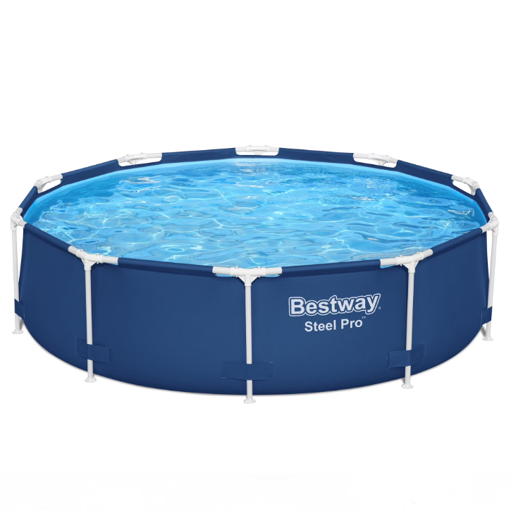 Bestway Steel Pro 10ft x 30in Above Ground Pool Set with Filter Pump Round Pool
