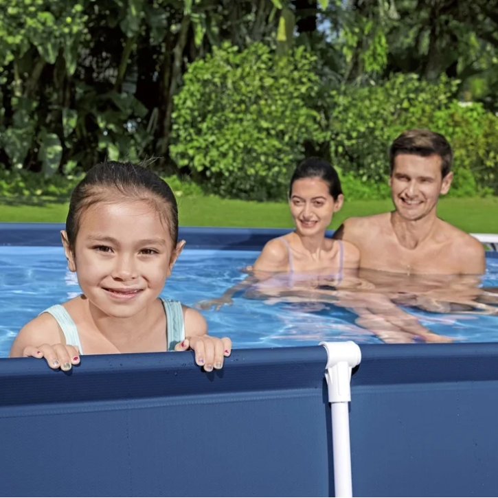 Bestway Steel Pro 8'6" x 67" x 24" Rectangular Above Ground Swimming Pool