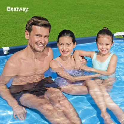 Bestway Steel Pro 8'6" x 67" x 24" Rectangular Above Ground Swimming Pool