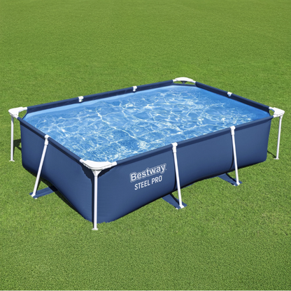 Bestway Steel Pro 8'6" x 67" x 24" Rectangular Above Ground Swimming Pool