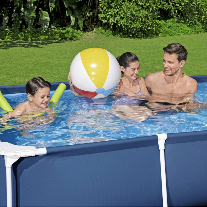 Bestway Steel Pro 8'6" x 67" x 24" Rectangular Above Ground Swimming Pool