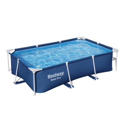 Bestway Steel Pro 8'6" x 67" x 24" Rectangular Above Ground Swimming Pool
