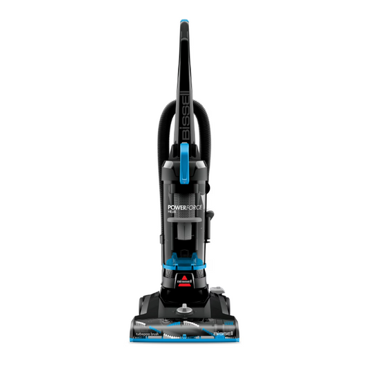 BISSELL PowerForce Helix Upright Vacuum Cleaner 3313 Bagless Pet Friendly Lightweight Vacuum with Scatter-Free Technology Blue Black