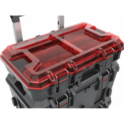 Hyper Tough Hyper Stack Heavy Duty 3 Piece Modular Rolling Toolbox System, Black
