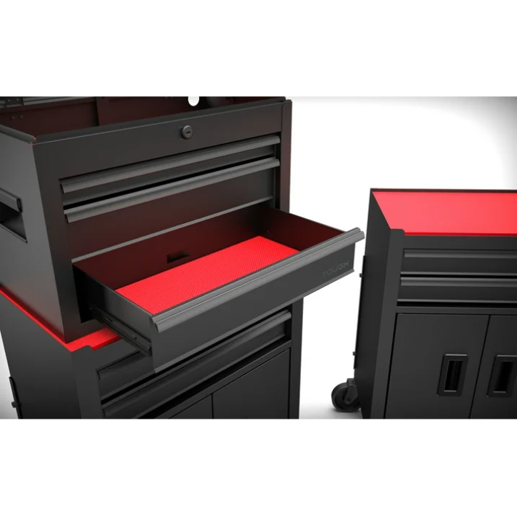 Hyper Tough 20-Inch 5-Drawer Steel Tool Chest with Ball-Bearing Slides, 300 lb Capacity, Black