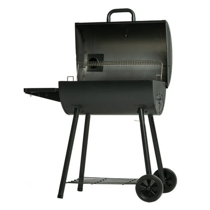 Char-Griller Barrel Pro Charcoal Barrel Grill Outdoor BBQ Smoker Patio Backyard Heavy Duty