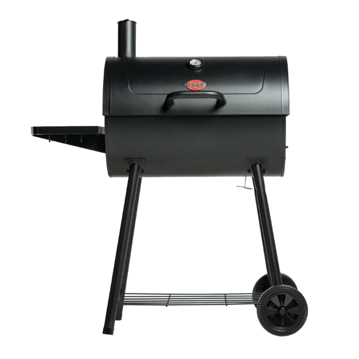 Char-Griller Barrel Pro Charcoal Barrel Grill Outdoor BBQ Smoker Patio Backyard Heavy Duty