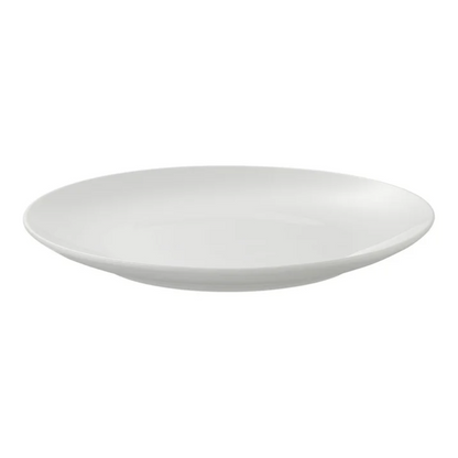 Mainstays Glazed White Stoneware Dinnerware Set, 12-Pieces