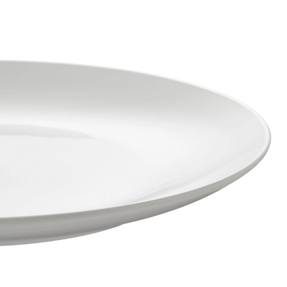 Mainstays Glazed White Stoneware Dinnerware Set, 12-Pieces