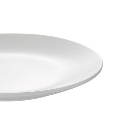 Mainstays Glazed White Stoneware Dinnerware Set, 12-Pieces
