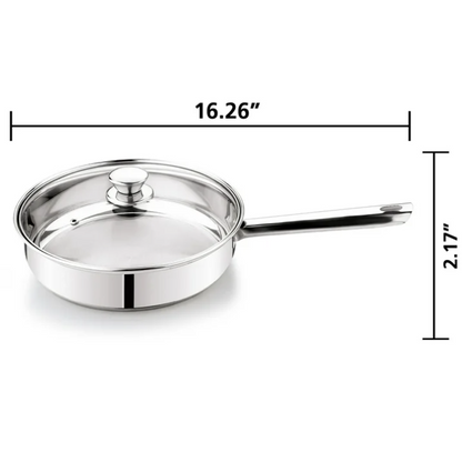 Mainstays 10 Piece Stainless Steel Cookware Set Pots and Pans Kitchen Cooking Set
