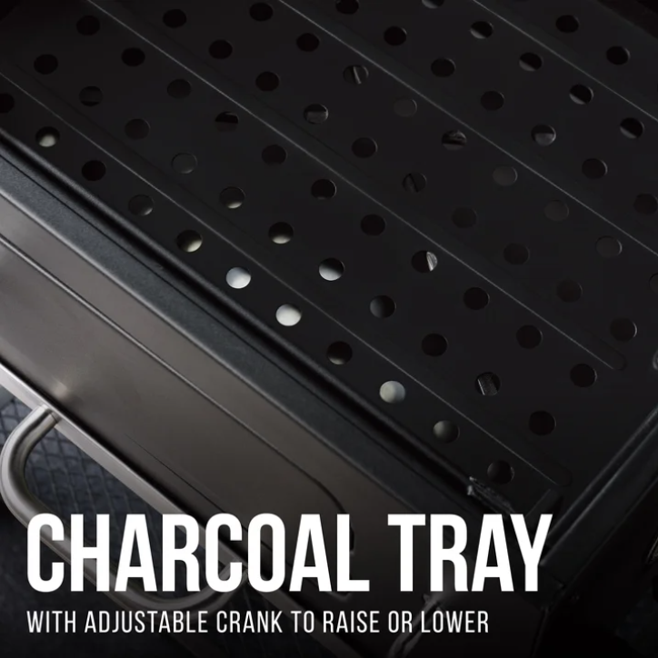 Expert Grill 24 Inch Heavy Duty Charcoal Grill Outdoor BBQ Grill with Wheels Black Patio Backyard