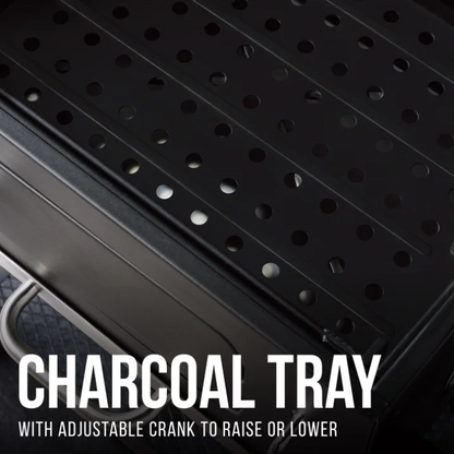 Expert Grill 24 Inch Heavy Duty Charcoal Grill Outdoor BBQ Grill with Wheels Black Patio Backyard