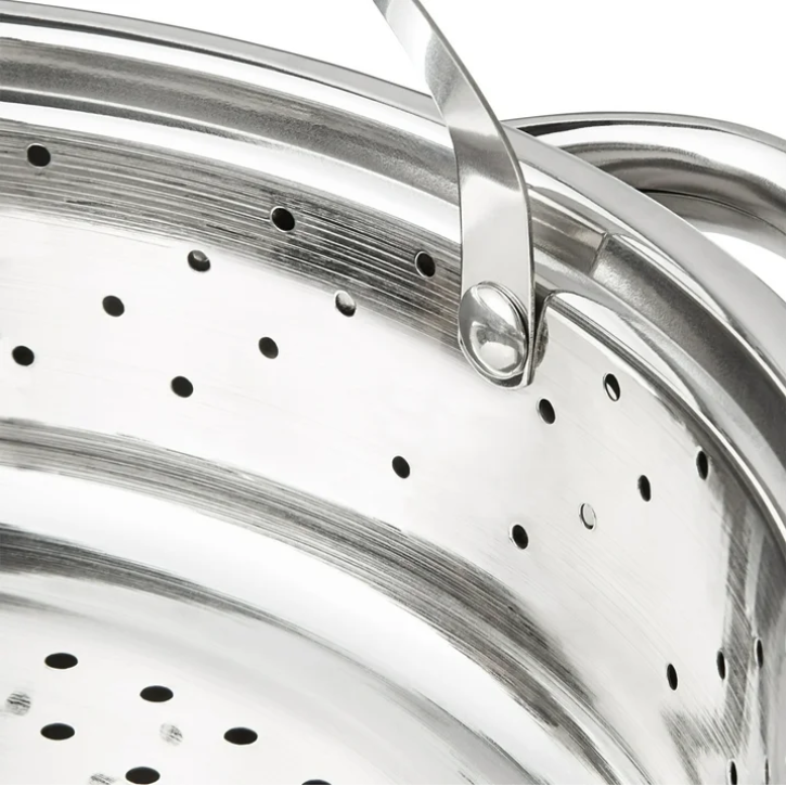 Mainstays 4-Piece Stainless Steel 8 qt Cooker Multipot Set