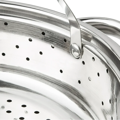 Mainstays 4-Piece Stainless Steel 8 qt Cooker Multipot Set