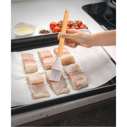Mainstays Silicone & Bamboo Cooking Utensil Set, 14 Pieces