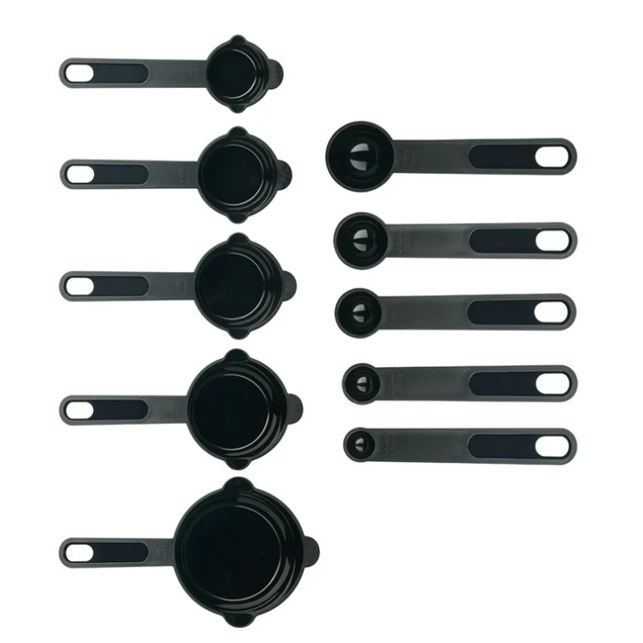 Mainstays 36 Piece Kitchen Gadget Set with Kitchen Cooking Utensils, and Drawer Organizer, Black
