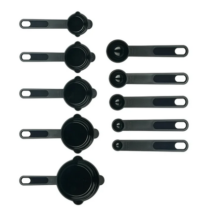 Mainstays 36 Piece Kitchen Gadget Set with Kitchen Cooking Utensils, and Drawer Organizer, Black
