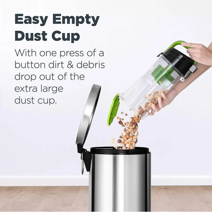 Eureka Airspeed NEU100 Bagless Upright Vacuum Cleaner Ultra Lightweight Compact Vacuum with Large Dust Cup Green Black