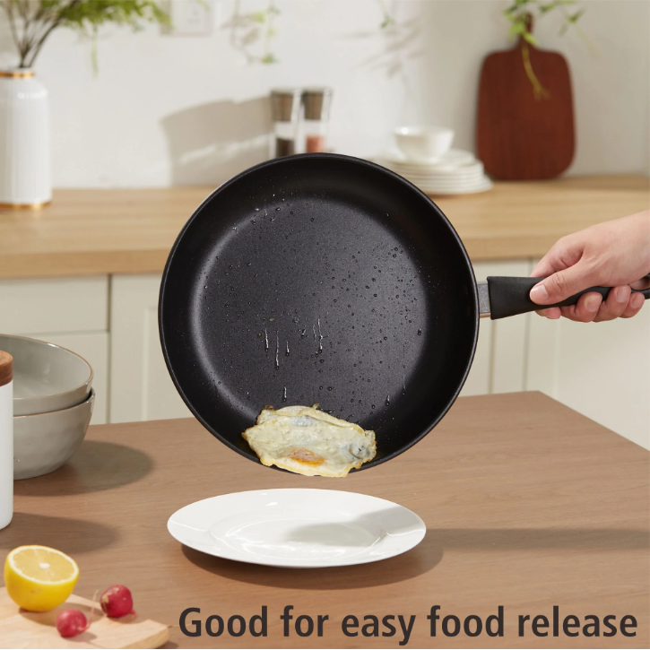 Mainstays 3 Piece Nonstick Skillet Set Aluminum Frying Pans Black Kitchen Cookware