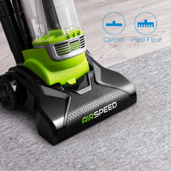 Eureka Airspeed NEU100 Bagless Upright Vacuum Cleaner Ultra Lightweight Compact Vacuum with Large Dust Cup Green Black