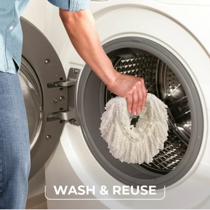 O-Cedar EasyWring Spin Mop & Bucket System Microfiber Floor Cleaning Mop with Wringer Pedal Bucket