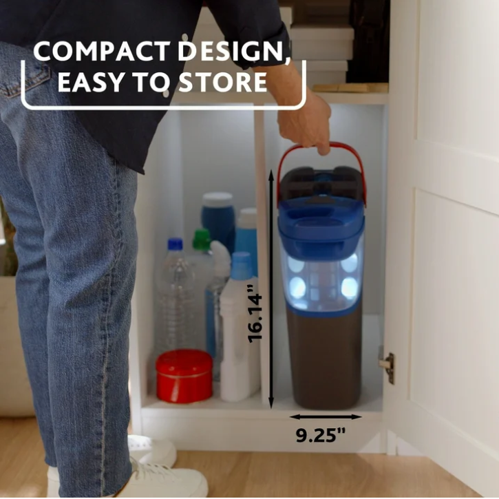 O-Cedar H2prO Flat Mop System Dual Tank Microfiber Floor Mop with Hands-Free Wringer for Hardwood Tile Laminate